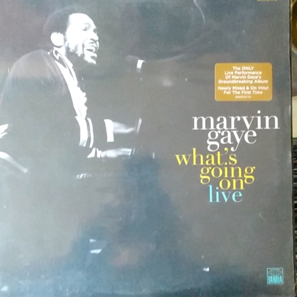 MARVIN GAYE DOUBLE LP "WHATS GOING ON" LIVE *FACTORY SEALED*